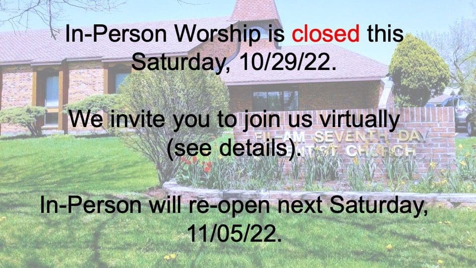 Featured image for “October 29th Announcements”