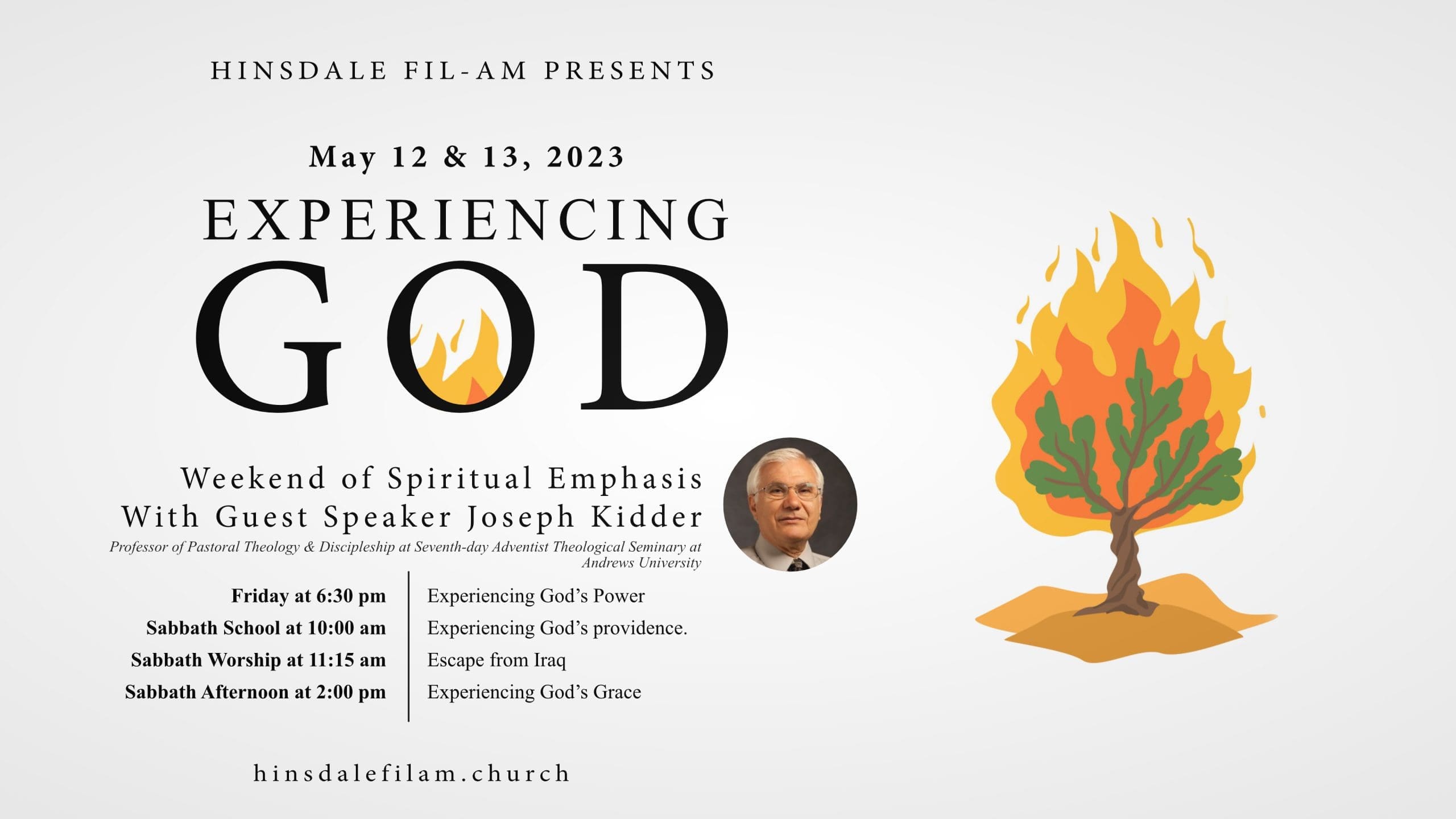 Featured image for “Experiencing God: Weekend of Spiritual Emphasis”