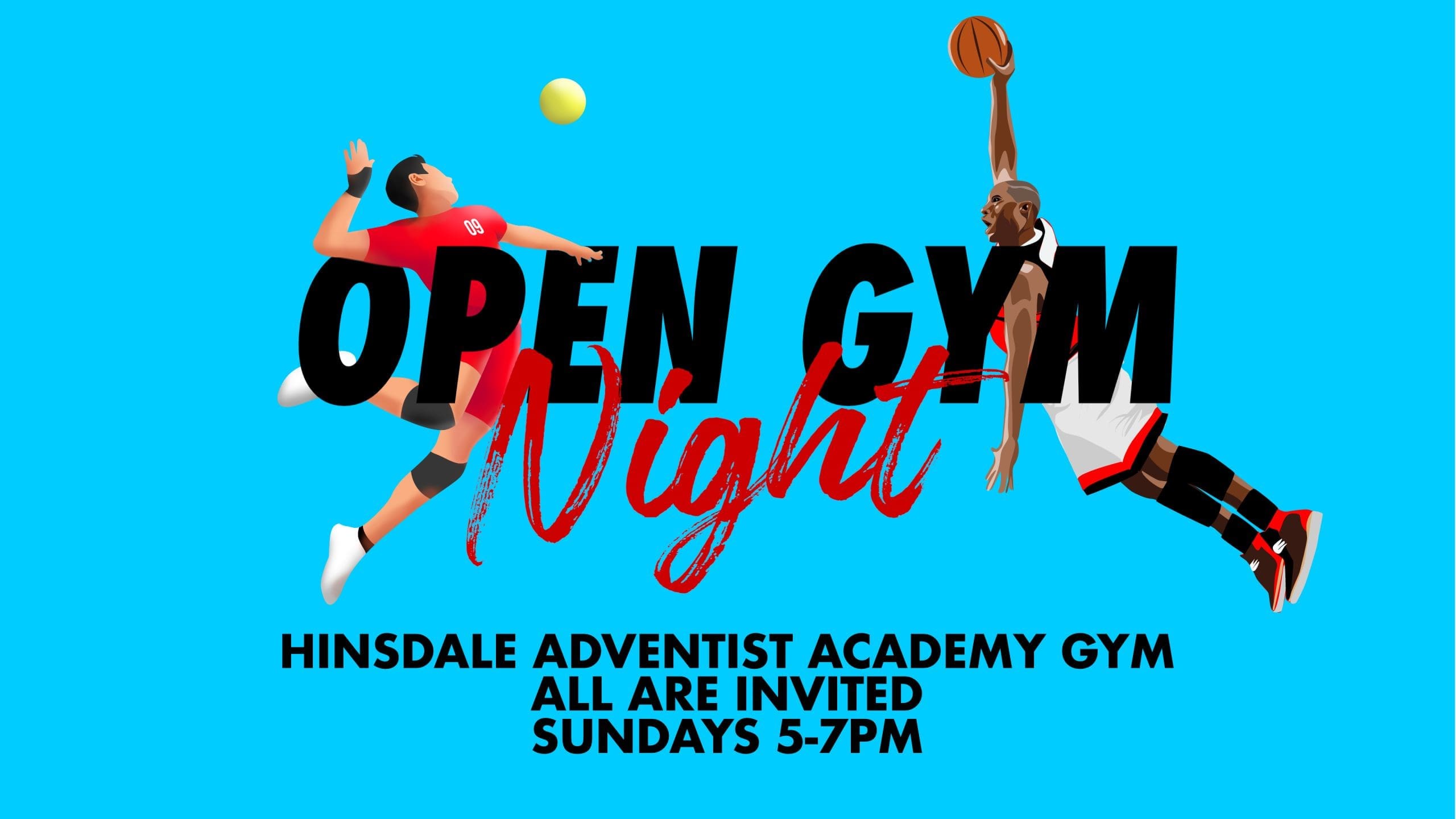 Featured image for “You’re Invited: Open Gym from 7pm – 9pm!”