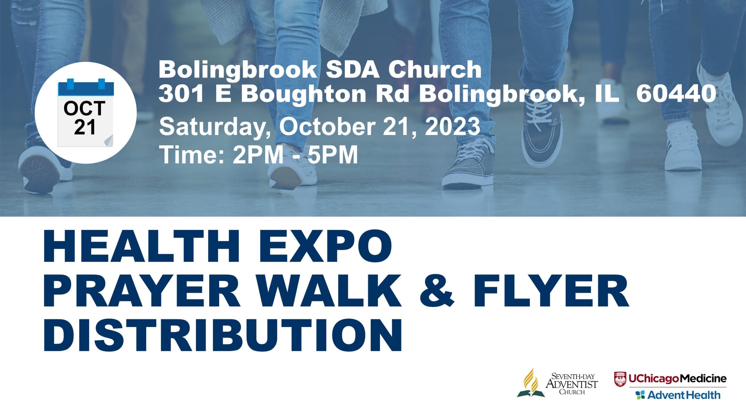 Featured image for “Health Expo Prayer Walk & Flyer Distribution”