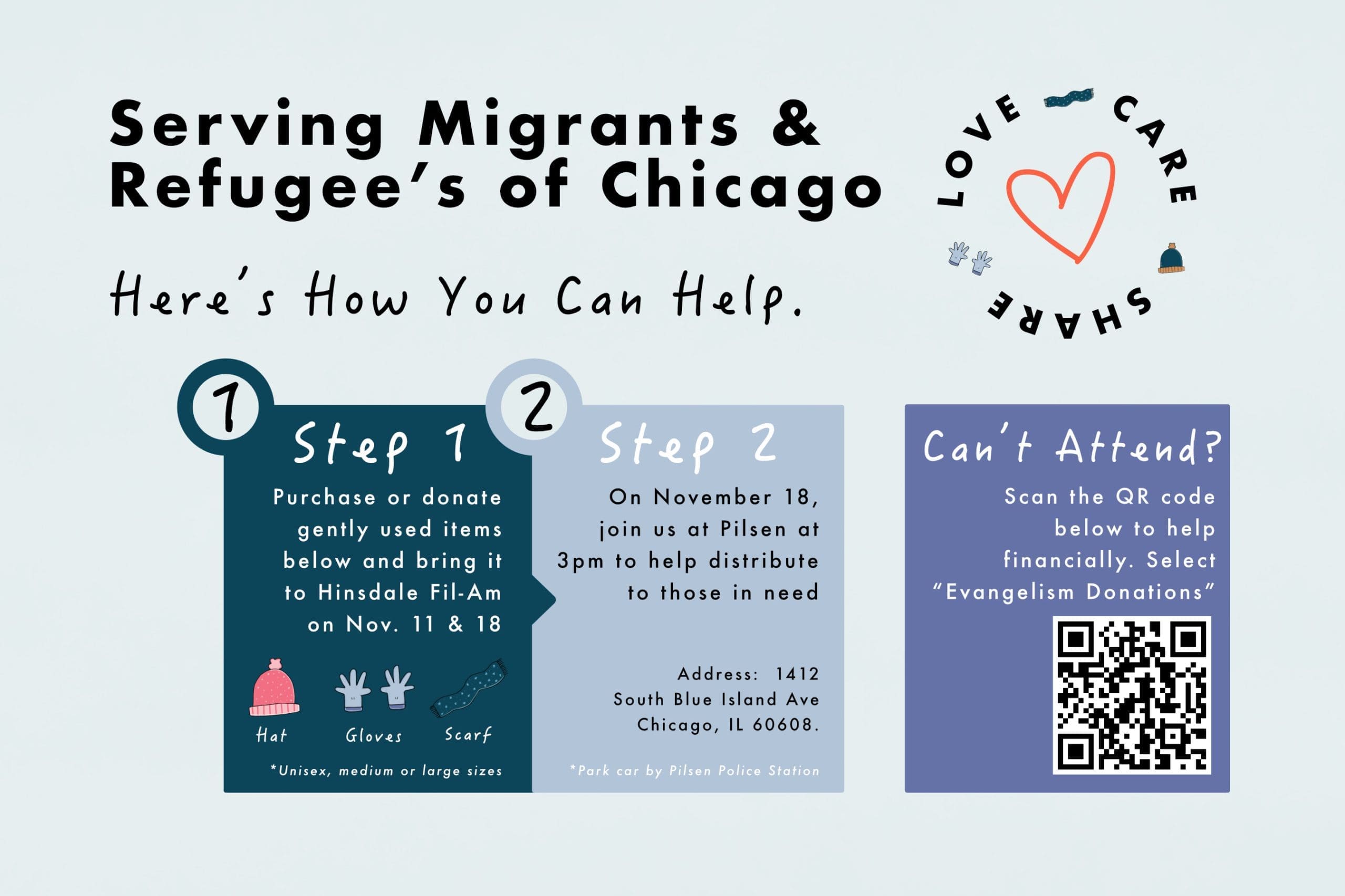 Featured image for “Love, Care, Share: Serving Migrants and Refugees of Chicago”