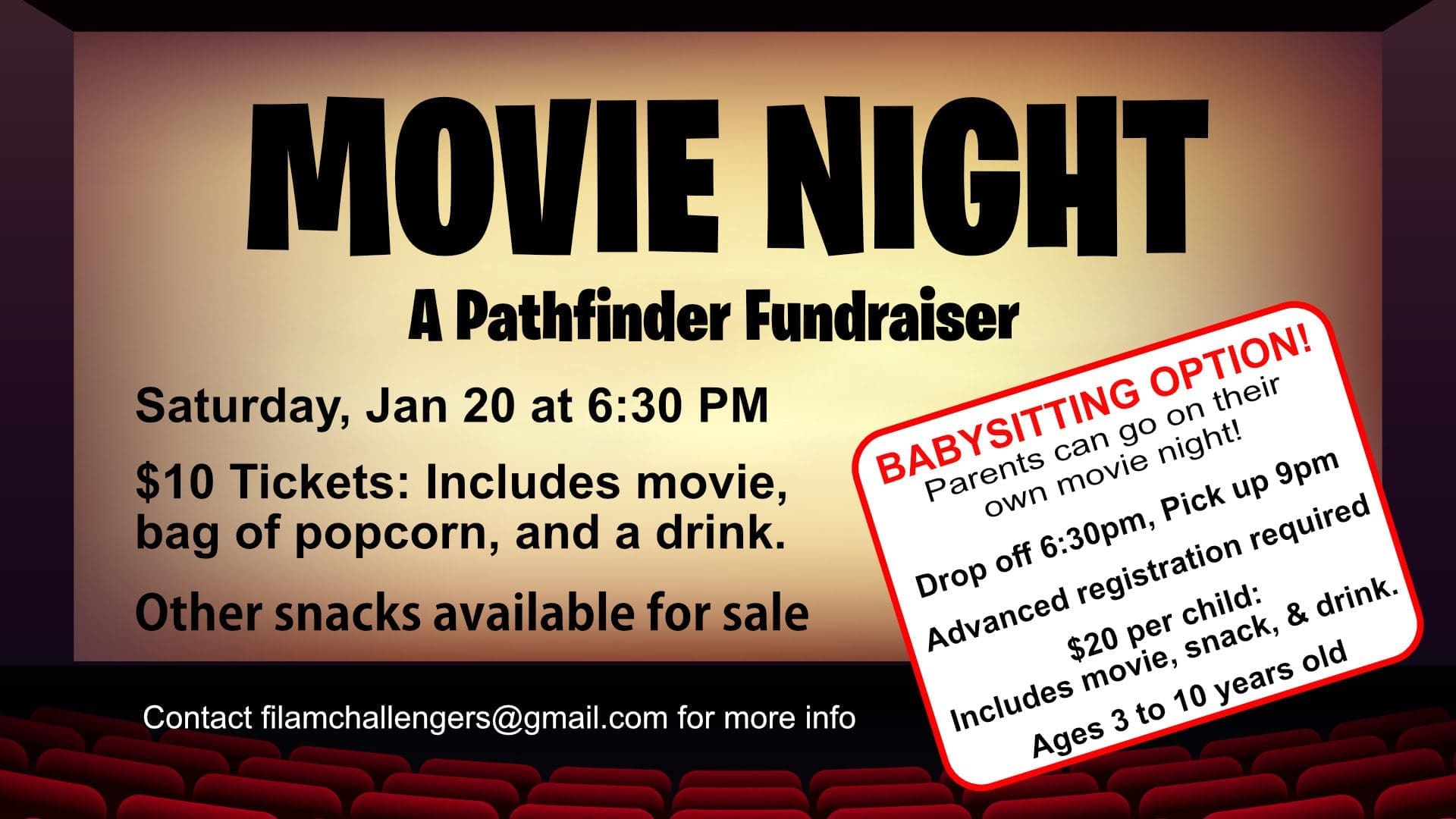 Featured image for “Movie Night: A Pathfinder Fundraiser”
