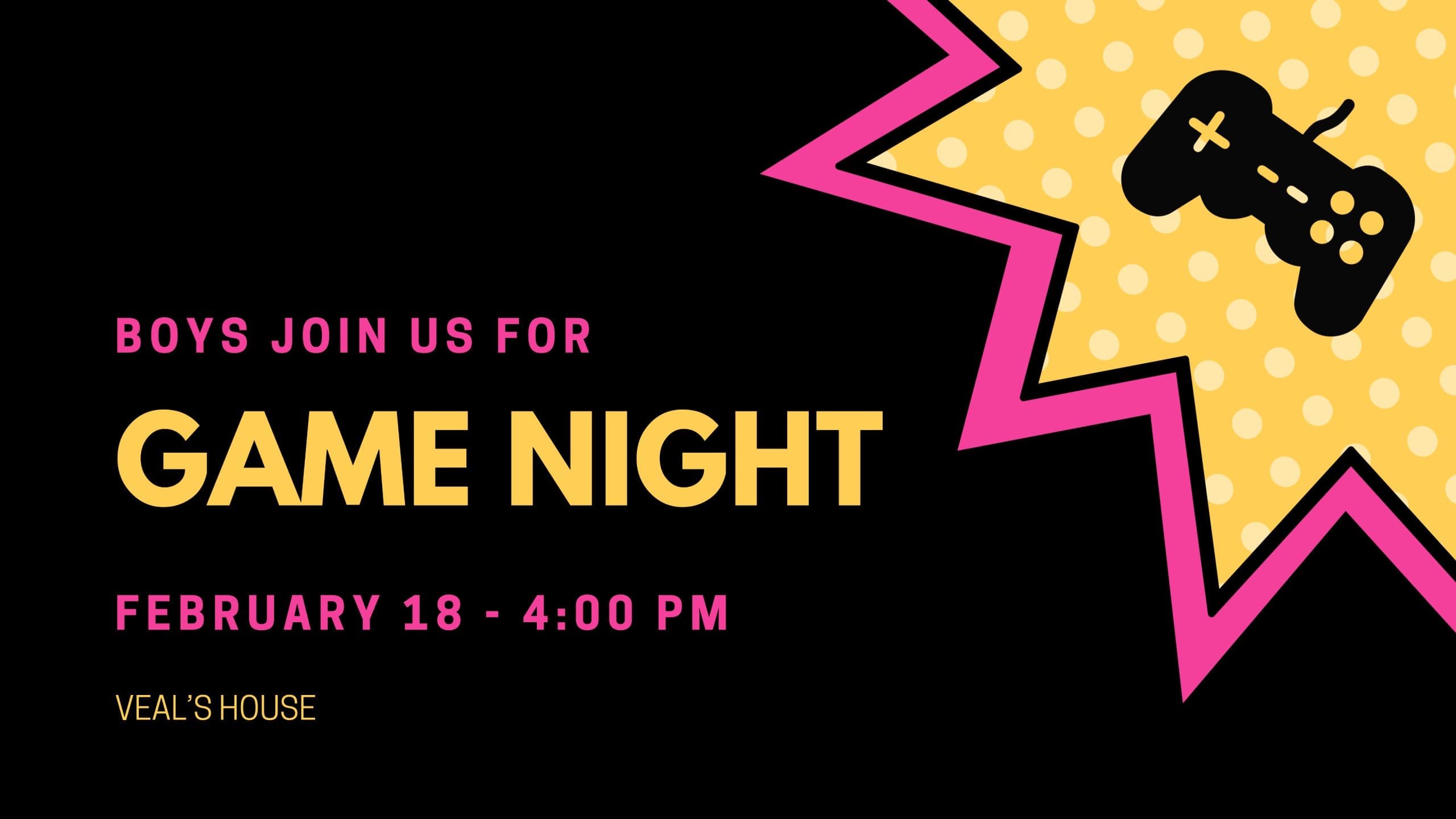 Featured image for “Boys Game Night!”
