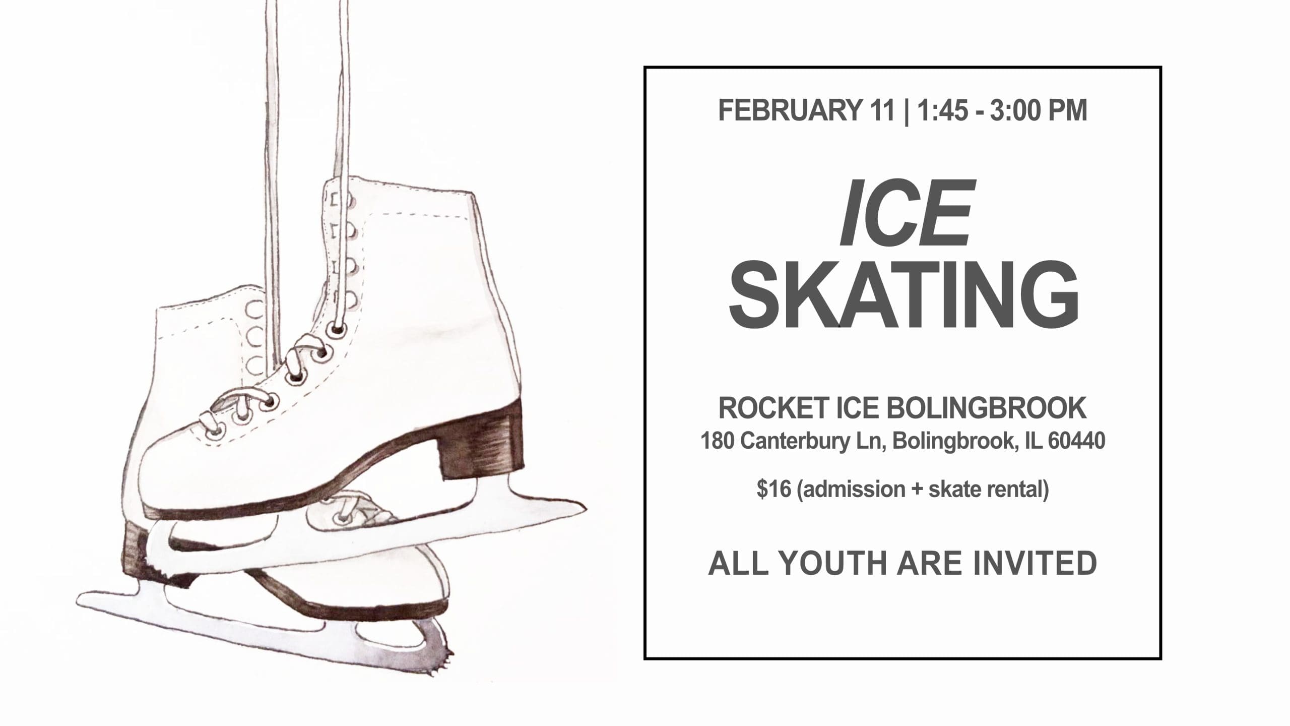 Featured image for “Ice Skating: All Youth are Invited!”