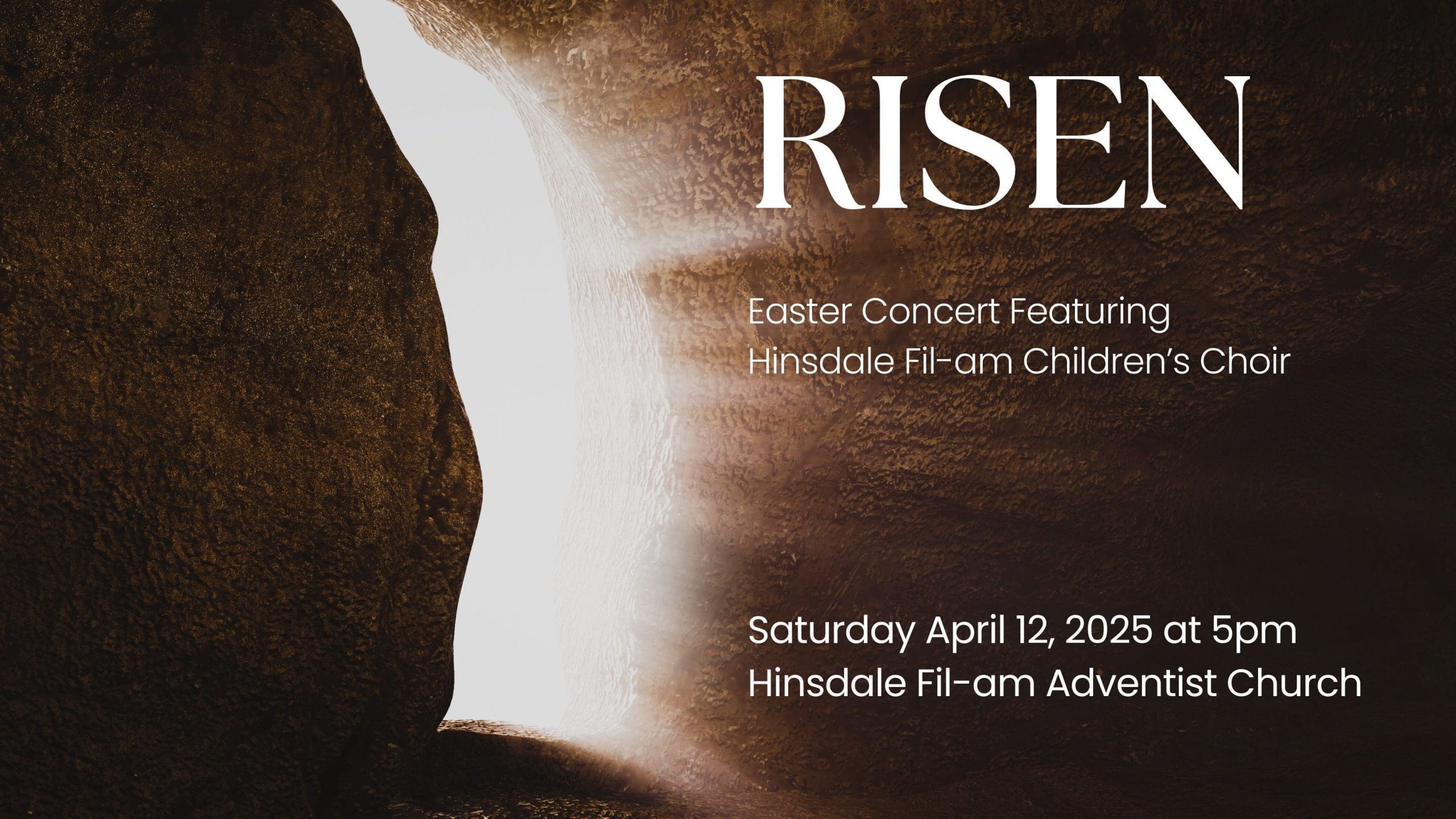 Featured image for “Risen – Easter Concert with Hinsdale Fil-am Children’s Choir”
