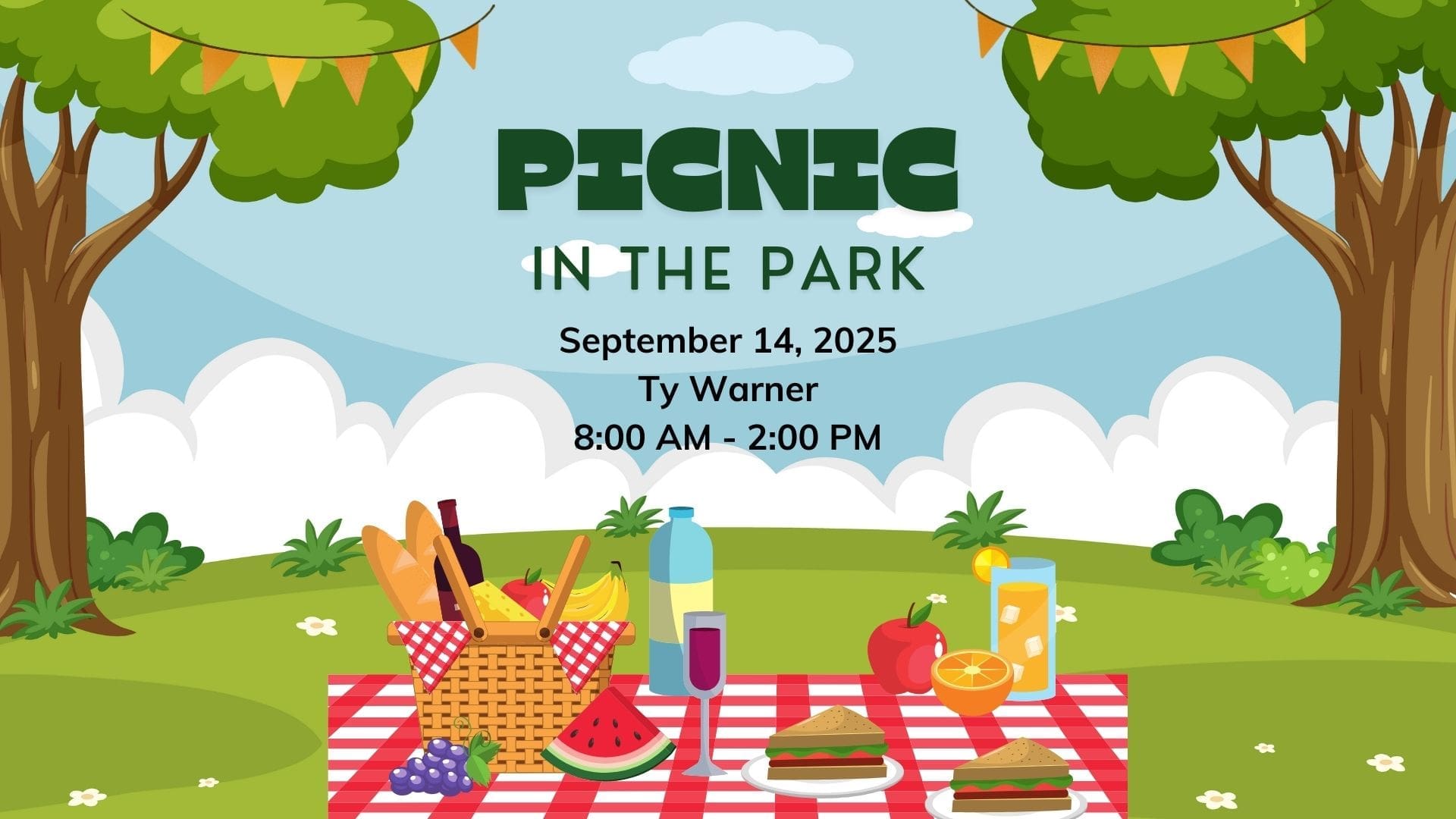 Featured image for “Picnic in the Park at Ty Warner”